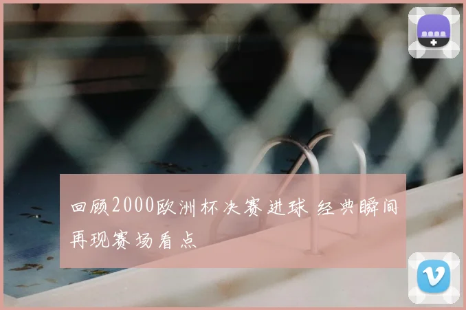 回顾2000欧洲杯决赛进球 经典瞬间再现赛场看点